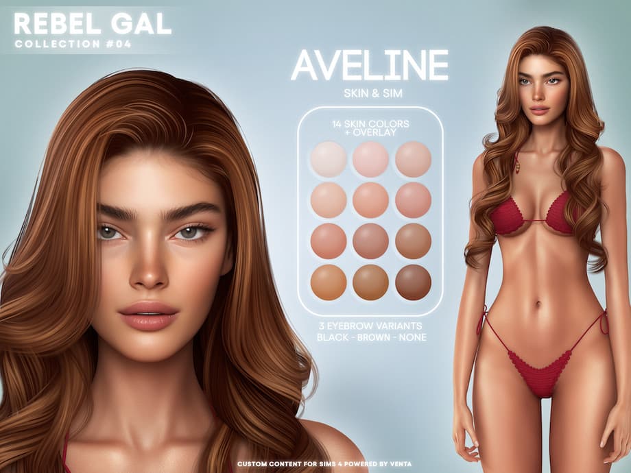 Скриншот мода Скин и оверлей Aveline Skin